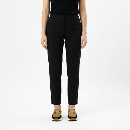 Minimalistyczne mokasyny na platformie – Camel i czarne – Premium Syntetyczne – Damskie